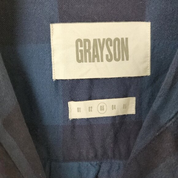 Grayson Frank & Eileen Shirt The Hero Plaid Long Sleeve Button Down - Picture 8 of 11